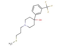 1-[3-(methylthio)propyl]-4-[3-(trifluoromethyl)phenyl]-4-piperidinol