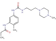 N-{2-methyl-5-[({[3-(4-methylpiperazin-1-yl)propyl]amino}carbonyl)amino]phenyl}propanamide