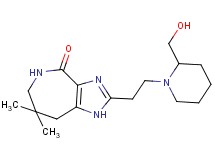 2-{2-[2-(hydroxymethyl)piperidin-1-yl]ethyl}-7,7-dimethyl-5,6,7,8-tetrahydroimidazo[4,5-c]azepin-4(1H)-one
