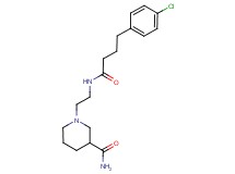 1-(2-{[4-(4-chlorophenyl)butanoyl]amino}ethyl)-3-piperidinecarboxamide
