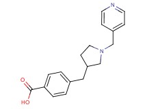 4-{[1-(pyridin-4-ylmethyl)pyrrolidin-3-yl]methyl}benzoic acid