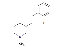 3-[2-(2-fluorophenyl)ethyl]-1-methylpiperidine