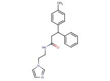 N-[2-(1H-imidazol-1-yl)ethyl]-3-(4-methylphenyl)-3-phenylpropanamide
