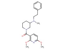 1-[(2,6-dimethoxy-3-pyridinyl)carbonyl]-N-methyl-N-(2-phenylethyl)-3-piperidinamine