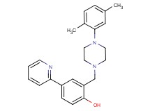 2-{[4-(2,5-dimethylphenyl)-1-piperazinyl]methyl}-4-(2-pyridinyl)phenol
