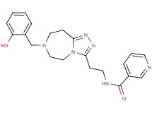 N-{2-[7-(2-hydroxybenzyl)-6,7,8,9-tetrahydro-5H-[1,2,4]triazolo[4,3-d][1,4]diazepin-3-yl]ethyl}nicotinamide