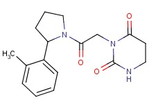3-{2-[2-(2-methylphenyl)pyrrolidin-1-yl]-2-oxoethyl}dihydropyrimidine-2,4(1H,3H)-dione