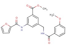 methyl 3-(2-furoylamino)-5-{[(3-methoxybenzoyl)amino]methyl}benzoate