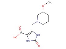 5-[(3-methoxypiperidin-1-yl)methyl]-2-oxo-2,3-dihydro-1H-imidazole-4-carboxylic acid