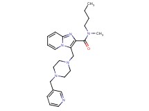 N-butyl-N-methyl-3-{[4-(3-pyridinylmethyl)-1-piperazinyl]methyl}imidazo[1,2-a]pyridine-2-carboxamide