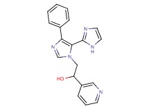 2-(5'-phenyl-1H,3'H-2,4'-biimidazol-3'-yl)-1-pyridin-3-ylethanol