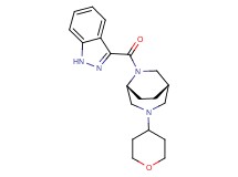 3-{[(1S*,5R*)-3-(tetrahydro-2H-pyran-4-yl)-3,6-diazabicyclo[3.2.2]non-6-yl]carbonyl}-1H-indazole