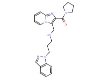 3-(1H-indazol-1-yl)-N-{[2-(1-pyrrolidinylcarbonyl)imidazo[1,2-a]pyridin-3-yl]methyl}-1-propanamine