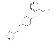4-(2-methoxyphenoxy)-1-[2-(1H-1,2,4-triazol-1-yl)ethyl]piperidine trifluoroacetate