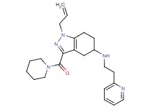 1-allyl-3-(1-piperidinylcarbonyl)-N-[2-(2-pyridinyl)ethyl]-4,5,6,7-tetrahydro-1H-indazol-5-amine