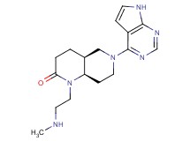 rel-(4aS,8aR)-1-[2-(methylamino)ethyl]-6-(7H-pyrrolo[2,3-d]pyrimidin-4-yl)octahydro-1,6-naphthyridin-2(1H)-one dihydrochloride