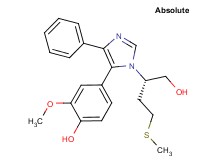 4-{1-[(1S)-1-(hydroxymethyl)-3-(methylthio)propyl]-4-phenyl-1H-imidazol-5-yl}-2-methoxyphenol