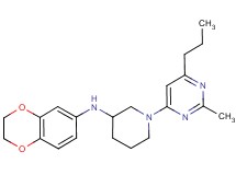 N-(2,3-dihydro-1,4-benzodioxin-6-yl)-1-(2-methyl-6-propyl-4-pyrimidinyl)-3-piperidinamine