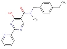 N-(4-ethylbenzyl)-4-hydroxy-N-methyl-2-pyridin-2-ylpyrimidine-5-carboxamide