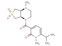 6-isopropyl-1-methyl-3-{[(4aS*,7aR*)-4-methyl-6,6-dioxidohexahydrothieno[3,4-b]pyrazin-1(2H)-yl]carbonyl}-2(1H)-pyridinone