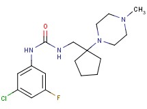 N-(3-chloro-5-fluorophenyl)-N'-{[1-(4-methylpiperazin-1-yl)cyclopentyl]methyl}urea