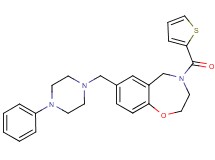 7-[(4-phenyl-1-piperazinyl)methyl]-4-(2-thienylcarbonyl)-2,3,4,5-tetrahydro-1,4-benzoxazepine