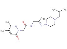 2-(3,4-dimethyl-6-oxopyridazin-1(6H)-yl)-N-[(5-isobutyl-4,5,6,7-tetrahydropyrazolo[1,5-a]pyrazin-2-yl)methyl]acetamide