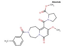 methyl 1-{[9-methoxy-3-(3-methylbenzoyl)-7-oxo-1,2,3,4,5,7-hexahydropyrido[1,2-d][1,4]diazepin-10-yl]carbonyl}-L-prolinate