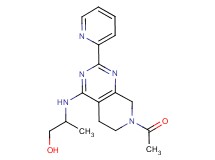 2-[(7-acetyl-2-pyridin-2-yl-5,6,7,8-tetrahydropyrido[3,4-d]pyrimidin-4-yl)amino]propan-1-ol