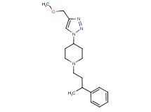 4-[4-(methoxymethyl)-1H-1,2,3-triazol-1-yl]-1-(3-phenylbutyl)piperidine