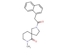 7-methyl-2-(1-naphthylacetyl)-2,7-diazaspiro[4.5]decan-6-one