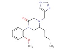 5-butyl-4-(1H-imidazol-4-ylmethyl)-1-(2-methoxyphenyl)-2-piperazinone