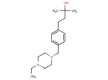 4-{4-[(4-ethyl-1-piperazinyl)methyl]phenyl}-2-methyl-2-butanol