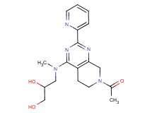 3-[(7-acetyl-2-pyridin-2-yl-5,6,7,8-tetrahydropyrido[3,4-d]pyrimidin-4-yl)(methyl)amino]propane-1,2-diol
