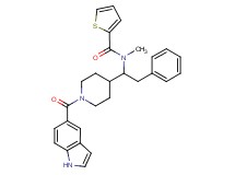 N-{1-[1-(1H-indol-5-ylcarbonyl)-4-piperidinyl]-2-phenylethyl}-N-methyl-2-thiophenecarboxamide