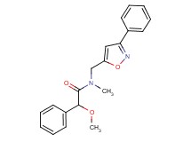 2-methoxy-N-methyl-2-phenyl-N-[(3-phenyl-5-isoxazolyl)methyl]acetamide