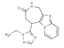 5-(1-ethyl-1H-1,2,4-triazol-5-yl)-1,2,4,5-tetrahydro-3H-pyrido[1',2':1,2]imidazo[4,5-c]azepin-3-one