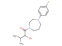 1-[4-(4-fluorophenyl)-1,4-diazepan-1-yl]-3-methyl-1-oxo-2-butanol