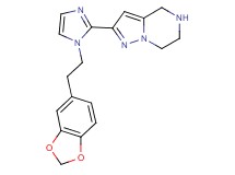 2-{1-[2-(1,3-benzodioxol-5-yl)ethyl]-1H-imidazol-2-yl}-4,5,6,7-tetrahydropyrazolo[1,5-a]pyrazine dihydrochloride
