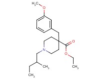 ethyl 4-(3-methoxybenzyl)-1-(2-methylbutyl)-4-piperidinecarboxylate