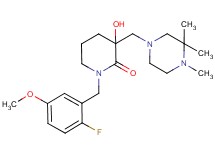 1-(2-fluoro-5-methoxybenzyl)-3-hydroxy-3-[(3,3,4-trimethylpiperazin-1-yl)methyl]piperidin-2-one