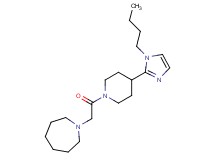 1-{2-[4-(1-butyl-1H-imidazol-2-yl)piperidin-1-yl]-2-oxoethyl}azepane