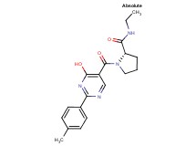 N-ethyl-1-{[4-hydroxy-2-(4-methylphenyl)pyrimidin-5-yl]carbonyl}-L-prolinamide