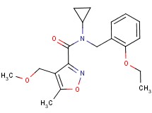 N-cyclopropyl-N-(2-ethoxybenzyl)-4-(methoxymethyl)-5-methylisoxazole-3-carboxamide