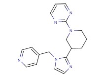 2-{3-[1-(4-pyridinylmethyl)-1H-imidazol-2-yl]-1-piperidinyl}pyrimidine