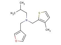 (3-furylmethyl)isobutyl[(3-methyl-2-thienyl)methyl]amine