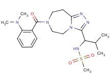 N-(1-{7-[2-(dimethylamino)benzoyl]-6,7,8,9-tetrahydro-5H-[1,2,4]triazolo[4,3-d][1,4]diazepin-3-yl}-2-methylpropyl)methanesulfonamide