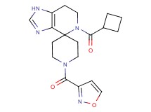 5-(cyclobutylcarbonyl)-1'-(isoxazol-3-ylcarbonyl)-1,5,6,7-tetrahydrospiro[imidazo[4,5-c]pyridine-4,4'-piperidine]