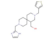 [9-(1H-imidazol-2-ylmethyl)-3-(3-thienylmethyl)-3,9-diazaspiro[5.5]undec-1-yl]methanol