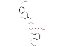 2-{1-(2-ethoxybenzyl)-4-[(6-methoxy-2H-chromen-3-yl)methyl]-2-piperazinyl}ethanol
